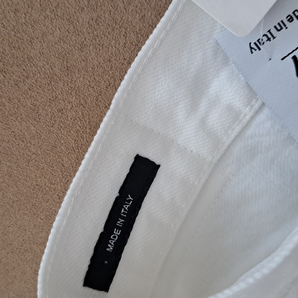 R13 White Denim Crossover Shorts NWT in Nico sz27 - Picture 6 of 14